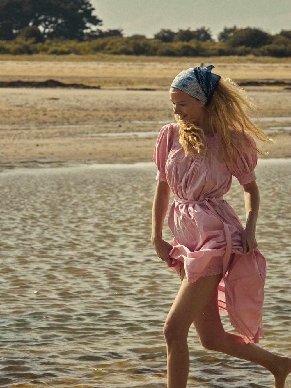 Doen Pink Poplin Mignonette Dress